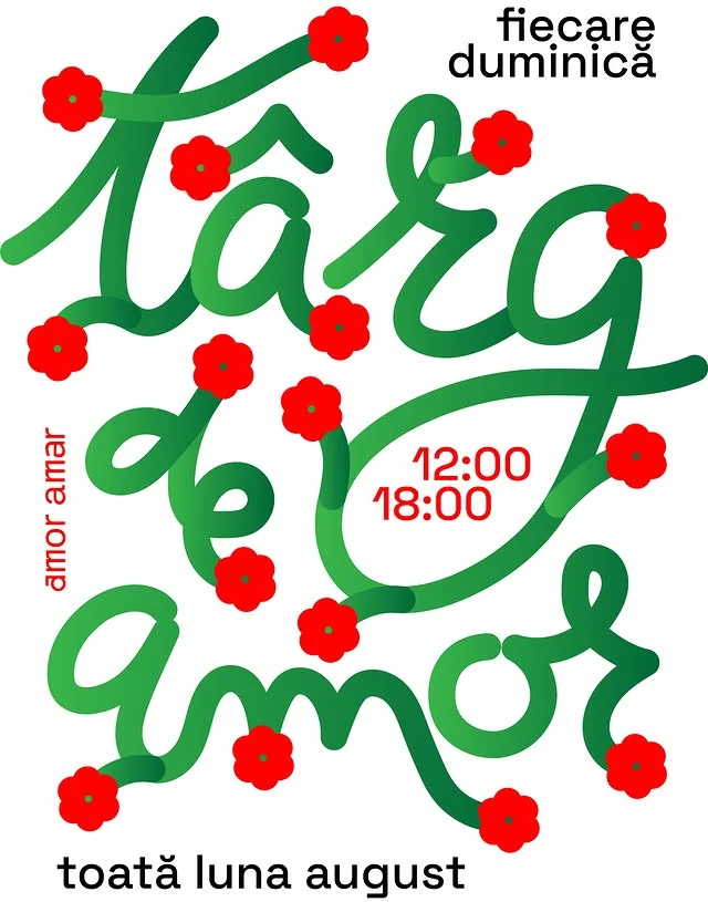 Târg – fiecare duminică, 12:00 – 18:00.